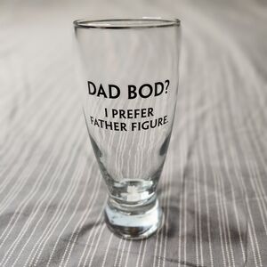 Pilsner "Dad Bod" Drinking Glass